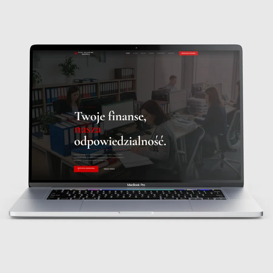 Biuro Rachunkowe Kropka — Strona dla biura rachunkowego.